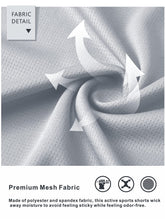 Load image into Gallery viewer, NORTHYARD Men's 10" Athletic Shorts – Quick-Dry Mesh Gym &amp; Basketball Training Shorts in Light Grey
