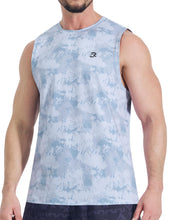 Load image into Gallery viewer, EZRUN Men's Tank Tops Quick Dry Workout Muscle Sleeveless Shirts Summer Gym Athletic Shirt for Swim Beach Running
