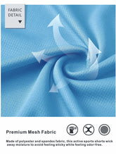 Load image into Gallery viewer, NORTHYARD Men's 10" Athletic Shorts – Quick-Dry Mesh Gym &amp; Basketball Training Shorts in Sky Blue
