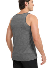 Load image into Gallery viewer, MAGCOMSEN Gym Tank Top Men T Shirts for Men Workout Shirts Sleeveless Athletic Shirts for Men Gym Tank Top Summer Tank Top Tee Dark Grey
