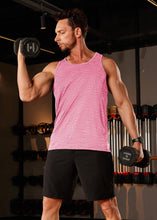 Load image into Gallery viewer, MAGCOMSEN Running Tank Top Men Dry Fit Gym Sleeveless T Shirts Athletic Workout Shirts Yoga Swim Beach Tank Tops Pink
