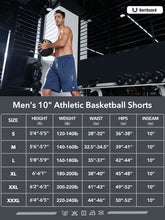 Load image into Gallery viewer, NORTHYARD Men's 10" Athletic Shorts – Quick-Dry Mesh Gym &amp; Basketball Training Shorts in Federal Blue
