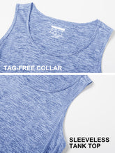Load image into Gallery viewer, MAGCOMSEN Muscle Tank Tops for Men Sleeveless Shirts Men Running Tank Top Men Gym Tank Quick Dry Workout Athletic Tank Top Light Blue
