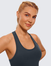 Load image into Gallery viewer, CRZ YOGA Butterluxe Racerback Workout Tank Tops for Women Sleeveless Camisole Gym Athletic Yoga Shirts True Navy
