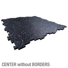 Load image into Gallery viewer, 2' x 2' Configurable Interlocking Rubber Floor Mat - The Home Fitness Corp
