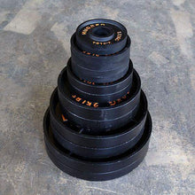 Load image into Gallery viewer, 255 lb. Rugged Deep Dish Olympic Plate Set Weight Plates - The Home Fitness Corp
