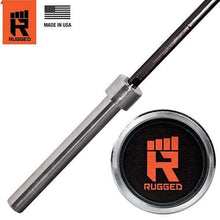 Load image into Gallery viewer, 300 lb. Rugged Deep Dish Olympic Plate Set with Bar - The Home Fitness Corp
