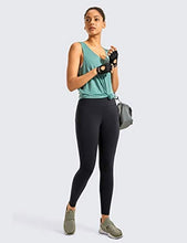 Load image into Gallery viewer, CRZ YOGA Women's Naked Feeling Workout Leggings 25 Inches - High Waisted Yoga Pants with Side Pockets Black

