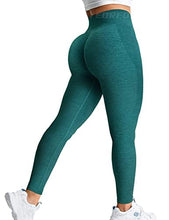 Load image into Gallery viewer, YEOREO Womens Amplify Leggings High Waisted Seamless Scrunch Legging Active Running Yoga Pant
