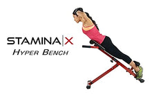 Load image into Gallery viewer, Stamina X Hyper Bench - Smart Workout App, No Subscription Required - Hyperextension and Core Strengthening Station
