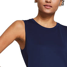 Load image into Gallery viewer, BALEAF Women's Sleeveless Athletic Shirts Workout Running Tank Tops Active Gym Tops Navy Size
