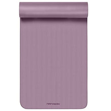 Load image into Gallery viewer, Retrospec Solana Yoga Mat 1" Thick w/Nylon Strap for Men &amp; Women - Non Slip Exercise Mat for Home Yoga, Pilates, Stretching, Floor &amp; Fitness Workouts -Violet Haze

