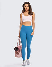 Load image into Gallery viewer, CRZ YOGA Women's Naked Feeling Workout Leggings 25 Inches - High Waisted Yoga Pants with Side Pockets Carbon blue
