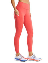 Load image into Gallery viewer, CRZ YOGA Women's Naked Feeling Workout Leggings 25 Inches - High Waisted Yoga Pants with Side Pockets Brick Rose
