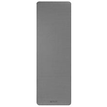 Load image into Gallery viewer, Gaiam Essentials Thick Yoga Mat Fitness &amp; Exercise Mat with Easy-Cinch Carrier Strap, Grey, 72"L X 24"W X 2/5 Inch Thick
