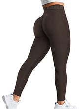 Load image into Gallery viewer, YEOREO Womens Amplify Leggings High Waisted Seamless Scrunch Legging Active Running Yoga Pant
