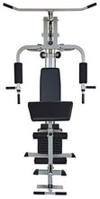 Load image into Gallery viewer, Sporzon Home Gym System Workout Station with 330LB of Resistance, 125LB Weight Stack, Gray
