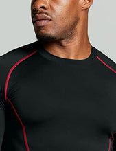 Load image into Gallery viewer, ATHLIO Men's UPF 50+ Long Sleeve Compression Shirts, Water Sports Rash Guard Base Layer, Athletic Workout Shirt, 3pack Utility Camo Black/Black/Neon
