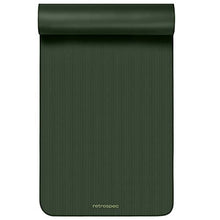 Load image into Gallery viewer, Retrospec Solana Yoga Mat 1" Thick w/Nylon Strap for Men &amp; Women - Non Slip Exercise Mat for Home Yoga, Pilates, Stretching, Floor &amp; Fitness Workouts - Wild Spruce
