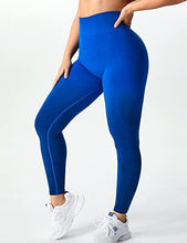 Load image into Gallery viewer, YEOREO Womens Amplify Leggings High Waisted Seamless Scrunch Legging Active Running Yoga Pant
