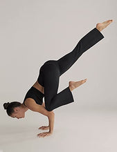 Load image into Gallery viewer, Ewedoos Bootcut Yoga Pants for Women High Waisted Yoga Pants with Pockets for Women Bootleg Work Pants Workout Pants Black
