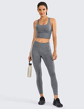 Load image into Gallery viewer, CRZ YOGA Women's Naked Feeling Workout Leggings 25 Inches - High Waisted Yoga Pants with Side Pockets Double Ash
