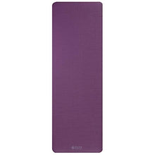 Load image into Gallery viewer, Gaiam Essentials Thick Yoga Mat Fitness &amp; Exercise Mat with Easy-Cinch Carrier Strap, Purple, 72"L X 24"W X 2/5 Inch Thick
