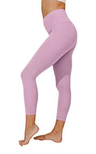 Load image into Gallery viewer, Yogalicious High Waist Ultra Soft Lightweight Capris - High Rise Yoga Pants - Dawn Pink Nude Tech
