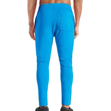 Load image into Gallery viewer, BROKIG Mens Zip Joggers Pants - Casual Gym Workout Track Pants Comfortable Slim Fit Tapered Sweatpants with Pockets (Electric Blue)
