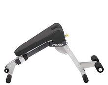 Load image into Gallery viewer, HOIST Fitness HF-4263 Dual Adjustable Ab/Back Hyper Roman Chair Exercise Bench - Platinum
