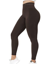 Load image into Gallery viewer, YEOREO Womens Amplify Leggings High Waisted Seamless Scrunch Legging Active Running Yoga Pant
