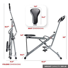 Load image into Gallery viewer, Sunny Health &amp; Fitness Squat Assist Row-N-Ride™ Trainer for Glutes Workout with Online Training Video
