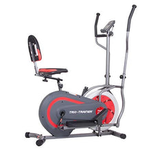 Load image into Gallery viewer, BODY POWER 2nd Generation, 3-in-1 Home Gym, Upright Compact Exercise Bike, Elliptical Machine &amp; Recumbent Bike, Trio Trainer with Heartrate Monitor, Safety Brake Pad. BRT5088
