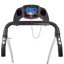 Load image into Gallery viewer, AW Folding Electric Treadmill Portable Running Walking Treadmill with LCD Display Easy Assembly for Home Exercise White
