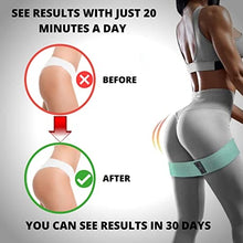 Load image into Gallery viewer, Jan&amp;Niss Resistance Workout Equipment Band for Women - 3 Level Booty Exercise Set for Butt - Glute - Thighs - Legs – Pilates
