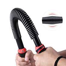 Load image into Gallery viewer, Msnaile Heavy Duty Power TwisterSpring Arm Force Bar Muscle Builder Body Arm Strength Training Equipment 60KG
