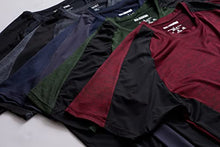 Load image into Gallery viewer, Men's Quick Dry Fit Dri-Fit Short Sleeve Active Wear Training Athletic Essentials Crew T-Shirt Fitness Gym Wicking Tee Workout Casual Sports Running Tennis Exercise Undershirt Top - 5 Pack,-Set 13,M
