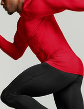 Load image into Gallery viewer, ATHLIO Men's UPF 50+ Long Sleeve Compression Shirts, Water Sports Rash Guard Base Layer, Athletic Workout Shirt, 3pack Black/Blue/Red
