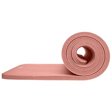 Load image into Gallery viewer, Retrospec Solana Yoga Mat 1" Thick w/Nylon Strap for Men &amp; Women - Non Slip Exercise Mat for Home Yoga, Pilates, Stretching, Floor &amp; Fitness Workouts - Rose
