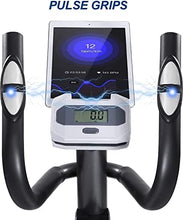 Load image into Gallery viewer, Elliptical Machine Cross Trainer 11lb Front Flywheel Magnetic Exercise Machine with 8 Level Adjustable Resistance LCD Monitor Pulse Rate Moving Wheels Smooth Quiet for Indoor Home Workout
