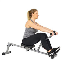 Load image into Gallery viewer, Sunny Health &amp; Fitness SF-RW1205 Rowing Machine Rower with 12 Level Adjustable Resistance, Digital Monitor and 220 LB Max Weight
