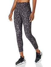 Load image into Gallery viewer, Core 10 Women's All Day Comfort High-Waist Side-Pocket 7/8 Crop Yoga Legging, Brushstroke, Large
