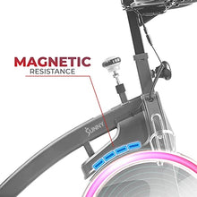 Load image into Gallery viewer, Sunny Health &amp; Fitness Endurance Premium Magnetic Resistance Interactive Indoor Cycling Exercise Bike with Exclusive SunnyFit™ App Enhanced Bluetooth Connectivity - SF-B1877SMART
