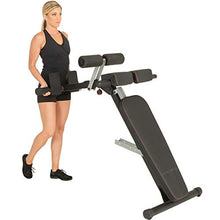 Load image into Gallery viewer, Fitness Reality X-Class Light Commercial Multi-Workout Abdominal/Hyper Back Extension Bench, Black
