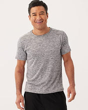 Load image into Gallery viewer, Men's Quick Dry Fit Dri-Fit Short Sleeve Active Wear Training Athletic Essentials Crew T-Shirt Fitness Gym Wicking Tee Workout Casual Sports Running Tennis Exercise Undershirt Top - 5 Pack,-Set 11,S
