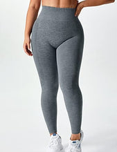 Load image into Gallery viewer, YEOREO Womens Amplify Leggings High Waisted Seamless Scrunch Legging Active Running Gym Active Leggings
