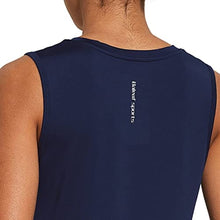 Load image into Gallery viewer, BALEAF Women's Sleeveless Athletic Shirts Workout Running Tank Tops Active Gym Tops Navy Size
