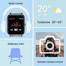 Load image into Gallery viewer, Smart Watch, KALINCO Fitness Tracker with Heart Rate Monitor, Blood Pressure, Blood Oxygen Tracking, 1.4 Inch Touch Screen Smartwatch Fitness Watch for Women Men Compatible with Android iPhone iOS
