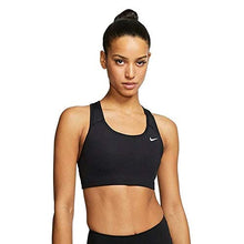 Load image into Gallery viewer, Nike Women's Nike Medium Support Non Padded Sports Bra, Black/(White), Medium
