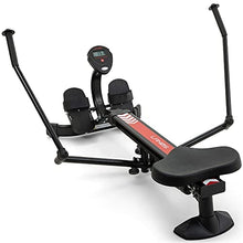 Load image into Gallery viewer, Lanos Hydraulic Rowing Machine | Adjustable Resistance | Rowing Machines for Home Use | LCD Monitor | Compact for Home Workout | Tone Muscle Improve Heart Health
